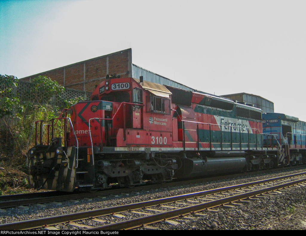 FXE SD40-2 leading a train